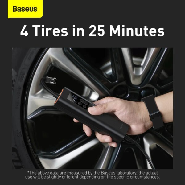 Baseus Super Mini Inflator Pump Black - Image 7