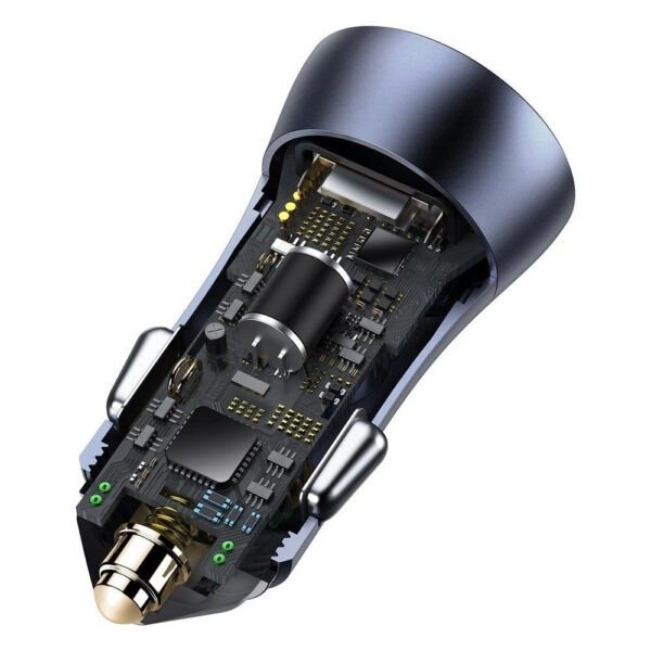 Baseus Golden Contactor Pro Dual Quick Car Charger U+C 40w - Image 5