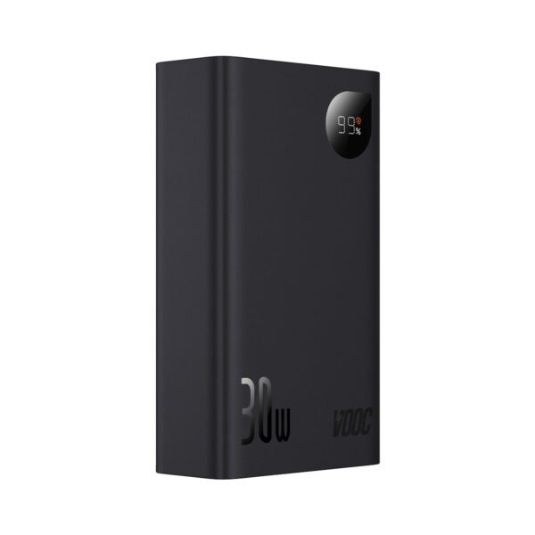 Baseus Adaman2 Digital Display Fast Charge Power Bank 20000mAh 30W (VOOC Edition) ( With Simple Series Charging Cable USB to Type-C 3A 0.3m Black) - Image 8