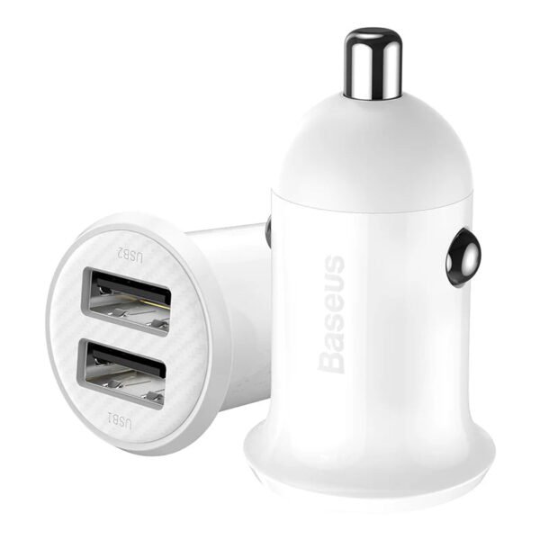 Baseus Grain Pro Car Charger (Dual USB 4.8A ) - Image 4