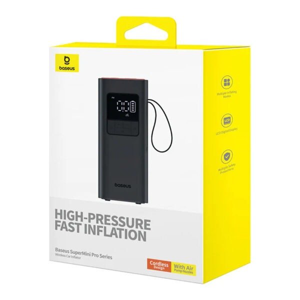 Baseus SuperMini Pro Series Wireless Car Inflator - Image 16