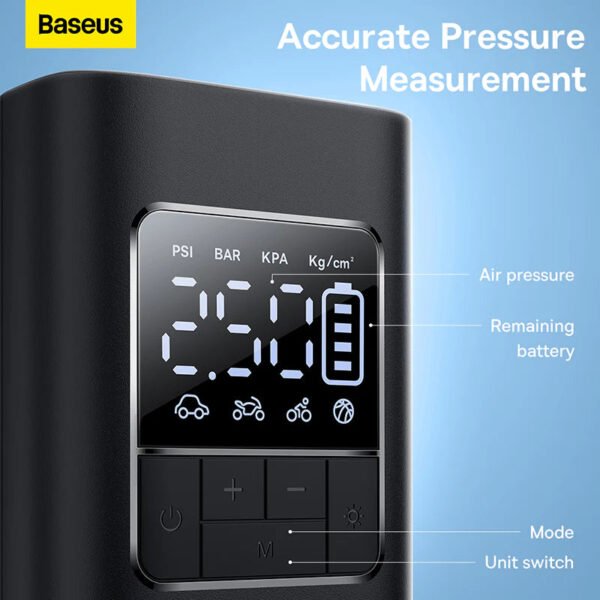 Baseus SuperMini Pro Series Wireless Car Inflator - Image 13