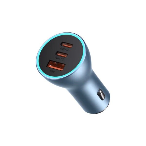 Baseus Golden Contactor Pro Triple Fast Charger Car Charger 65W U+C+C - Image 5