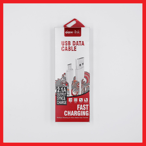 2.1A Fast Charging Cable - Type-B, Copper Core