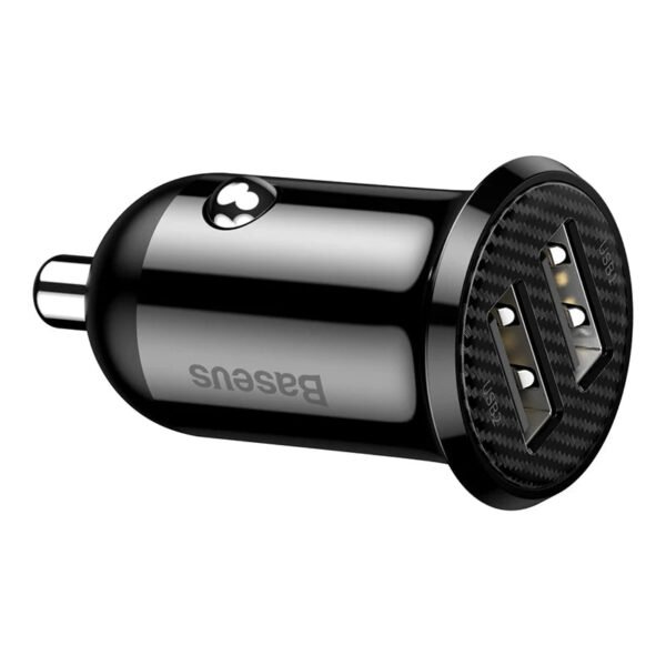 Baseus Grain Pro Car Charger (Dual USB 4.8A ) - Image 2