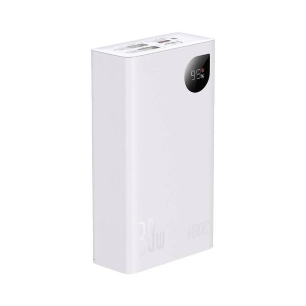 Baseus Adaman2 Digital Display Fast Charge Power Bank 20000mAh 30W (VOOC Edition) ( With Simple Series Charging Cable USB to Type-C 3A 0.3m Black) - Image 2