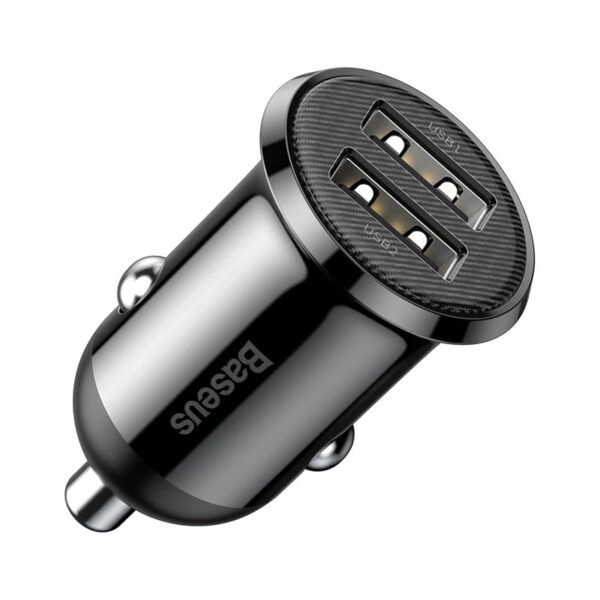 Baseus Grain Pro Car Charger (Dual USB 4.8A ) - Image 3