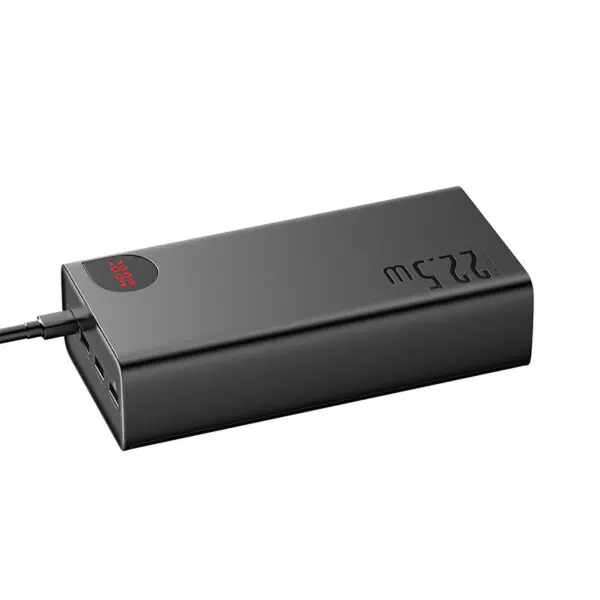 Baseus Adaman Digital Display Fast Charge Power Bank 40000mAh 22.5W (With Simple Series Charging Cable USB to Type-C 0.3m Black) - Image 3