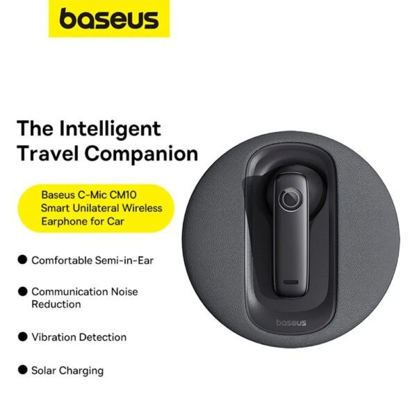 Baseus C-Mic CM10 Smart Unilateral Wireless Earphone for Car - Image 6