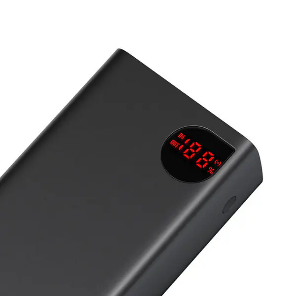Baseus Adaman Digital Display Fast Charge Power Bank 40000mAh 22.5W (With Simple Series Charging Cable USB to Type-C 0.3m Black) - Image 4