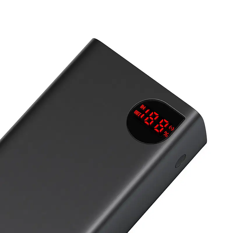 Baseus Adaman Digital Display Fast Charge Power Bank 40000mAh 22.5W (With Simple Series Charging Cable USB to Type-C 0.3m Black) - Image 4