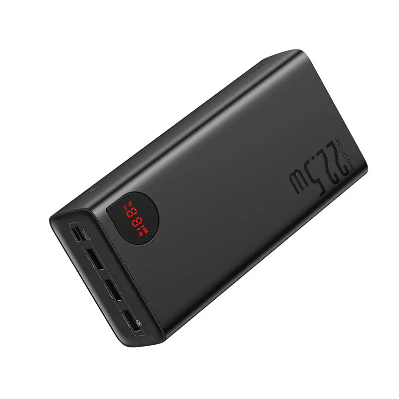 Baseus Adaman Digital Display Fast Charge Power Bank 40000mAh 22.5W (With Simple Series Charging Cable USB to Type-C 0.3m Black) - Image 5