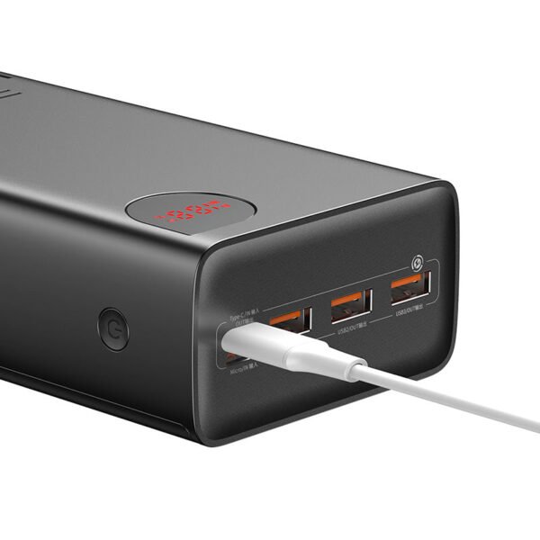 Baseus Adaman Digital Display Fast Charge Power Bank 40000mAh 22.5W (With Simple Series Charging Cable USB to Type-C 0.3m Black) - Image 6