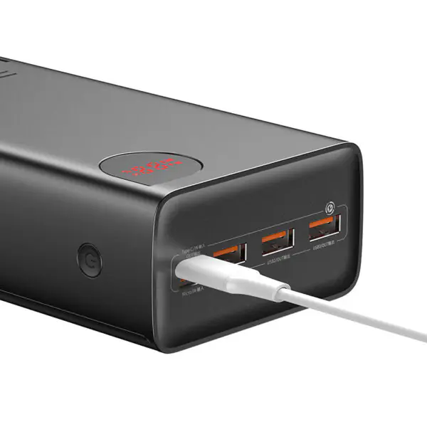 Baseus Adaman Digital Display Fast Charge Power Bank 40000mAh 22.5W (With Simple Series Charging Cable USB to Type-C 0.3m Black) - Image 6