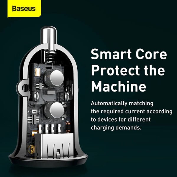 Baseus Grain Pro Car Charger (Dual USB 4.8A ) - Image 10