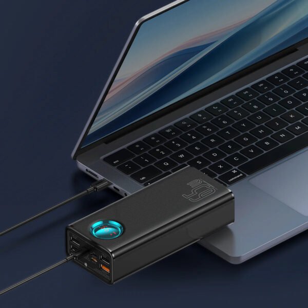 Baseus Amblight Digital Display Fast Charge Power Bank 26800mAh (Baseus Xiaobai Series Fast Charging Cable Type-C to Type-C 1m) - Image 7