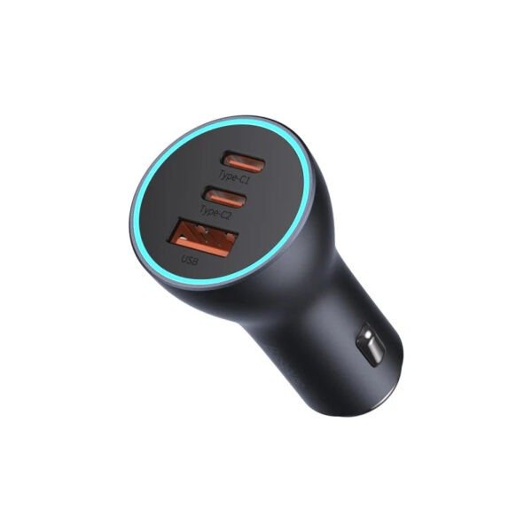 Baseus Golden Contactor Pro Triple Fast Charger Car Charger 65W U+C+C - Image 4