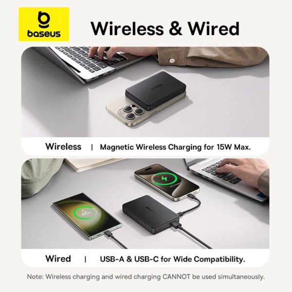 Baseus EnerFill FM12 Qi2 Magnetic Power Bank 10000mAh 22.5W - Image 10