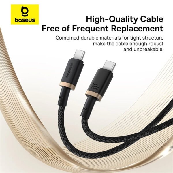 Baseus Dura Series Fast Charging Cable Type-C to Type-C 100w - Image 9