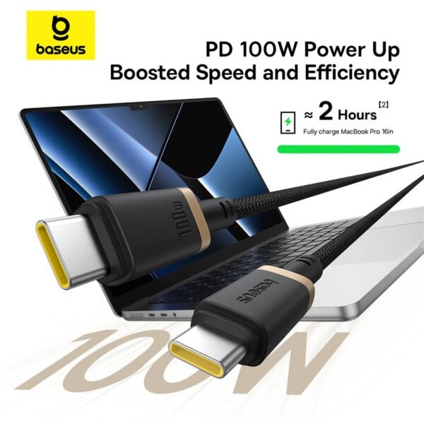 Baseus Dura Series Fast Charging Cable Type-C to Type-C 100w - Image 8