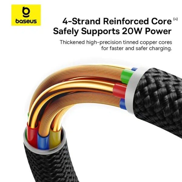 Baseus Dura Series Fast Charging Cable Type-C to iP 20W - Image 12