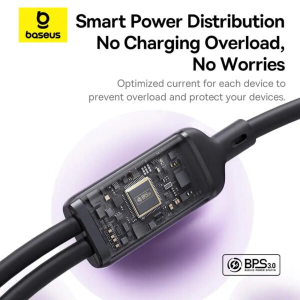 Baseus New Pudding Series Fast Charging Cable Type-C to Type-C 100W 1.5m Cluster Black - Image 11