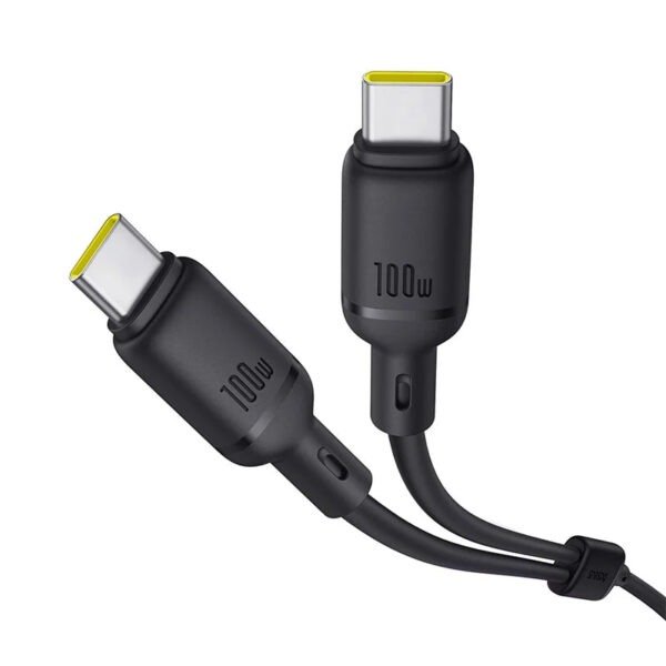 Baseus New Pudding Series Fast Charging Cable Type-C to Type-C 100W 1.5m Cluster Black - Image 2