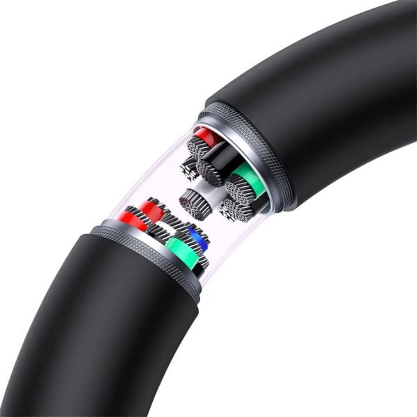 Baseus New Pudding Series Fast Charging Cable Type-C to Type-C 100W 1.5m Cluster Black - Image 4
