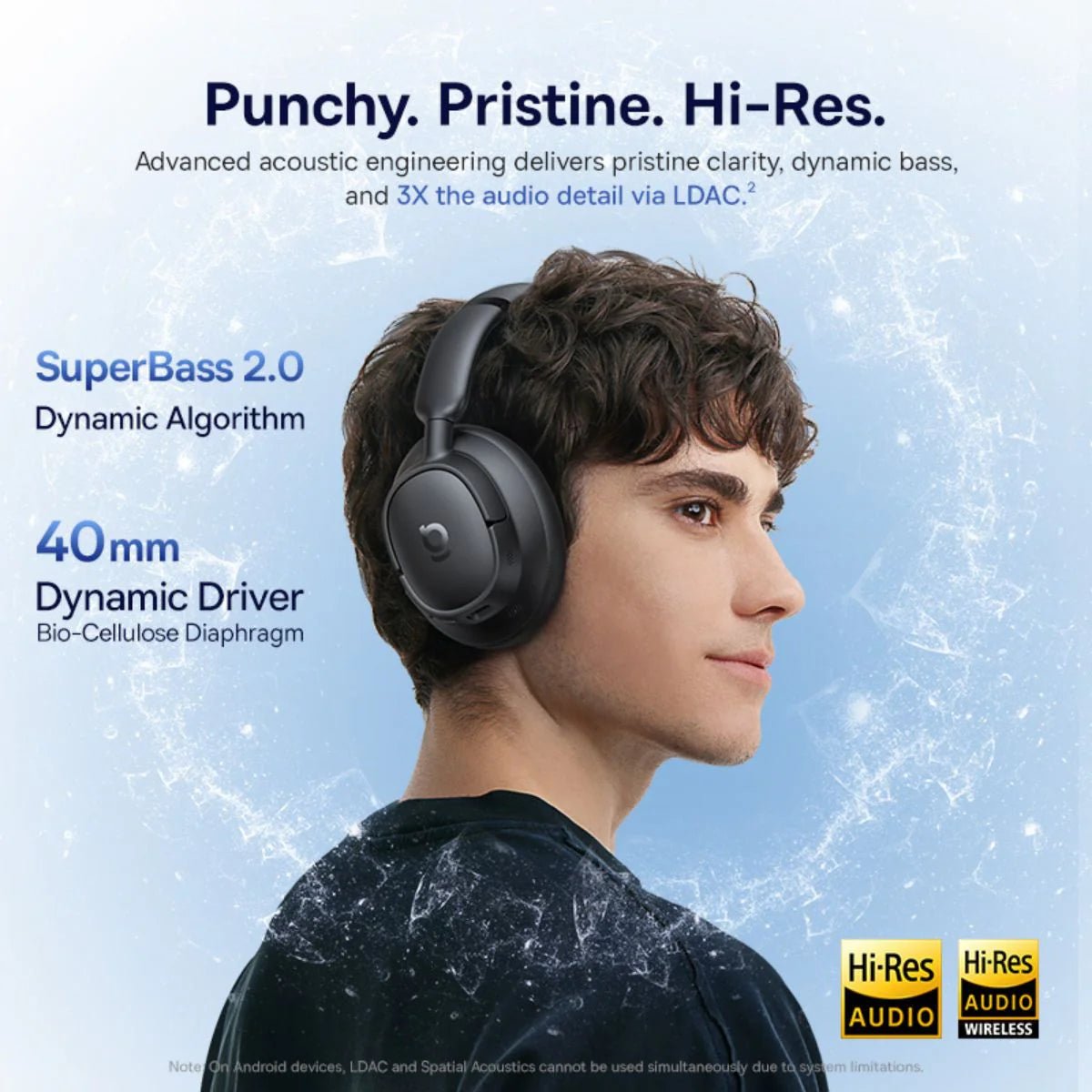 Baseus Bass BH1 NC Wireless Noise Cancelling Headphones - Image 4