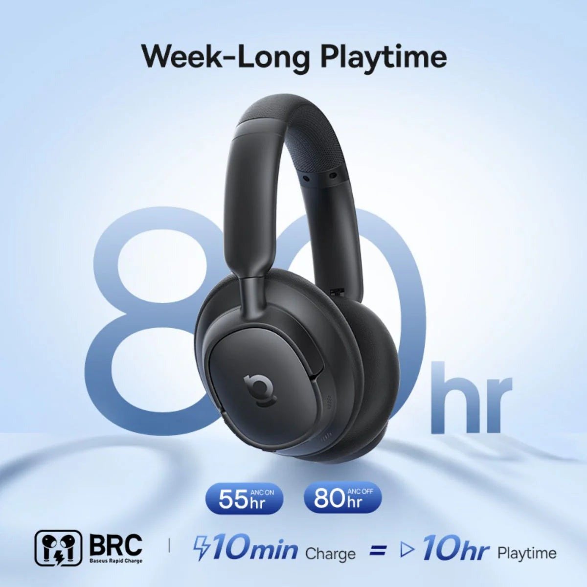 Baseus Bass BH1 NC Wireless Noise Cancelling Headphones - Image 6