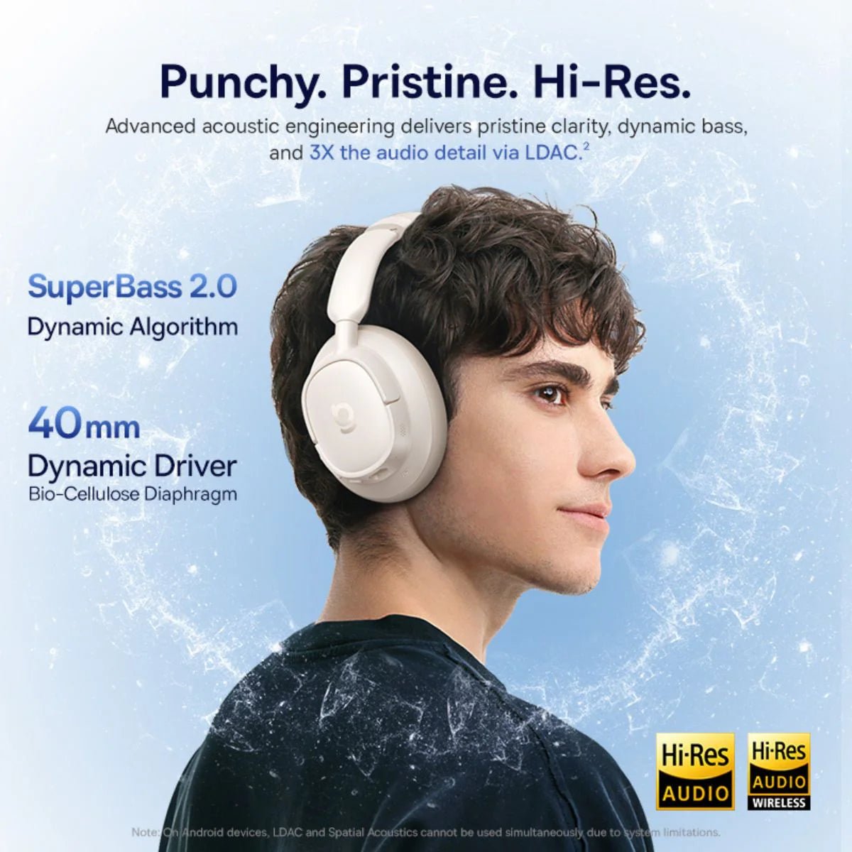 Baseus Bass BH1 NC Wireless Noise Cancelling Headphones - Image 12