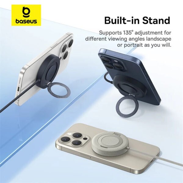 Baseus Simple Mini4 Magnetic Qi2 15W Wireless Charging Stand - Image 7
