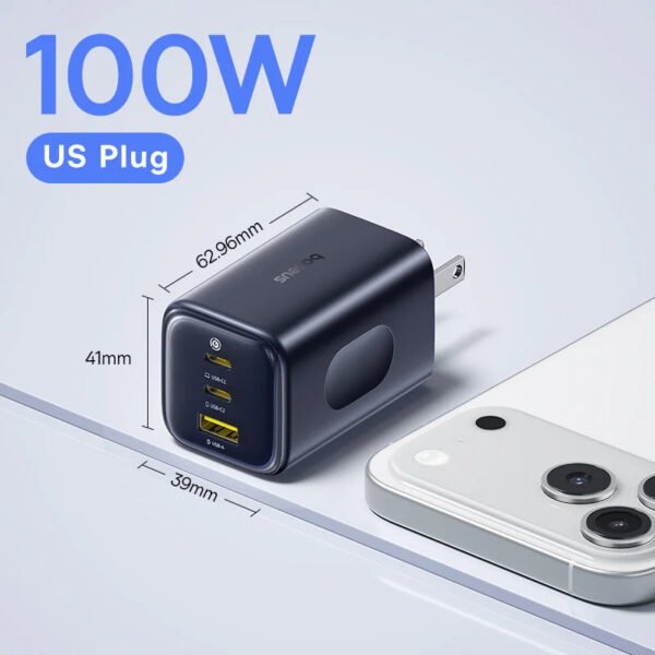 Baseus PicoGo AE11 Fast Charger 2C+U 100W US - Image 4