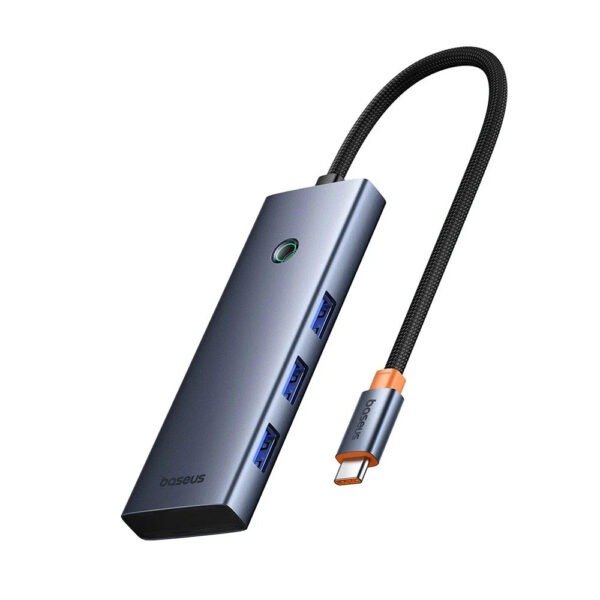 Baseus UltraJoy Series 7-Port HUB Docking Station Space Grey (Type-C to HDMI4K@60Hz*1+USB3.0*3+PD*1+SD/TF*1 )