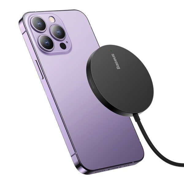 Baseus Simple Mini3 Magnetic Wireless Charger 15W - Image 5