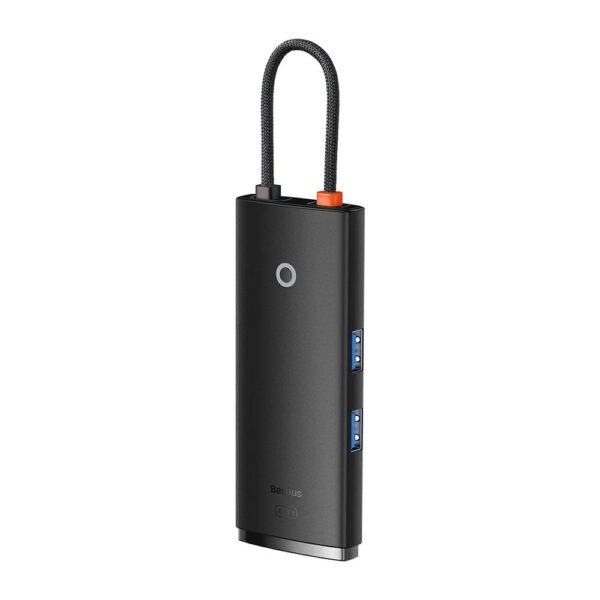 Baseus Lite Series 5-Port Type-C HUB Docking Station (Type-C to HDMI+USB3.0*3+PD) Black - Image 4