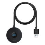 Baseus round box HUB adapter (Type-C to USB3.0*1+USB2.0*3)10cm