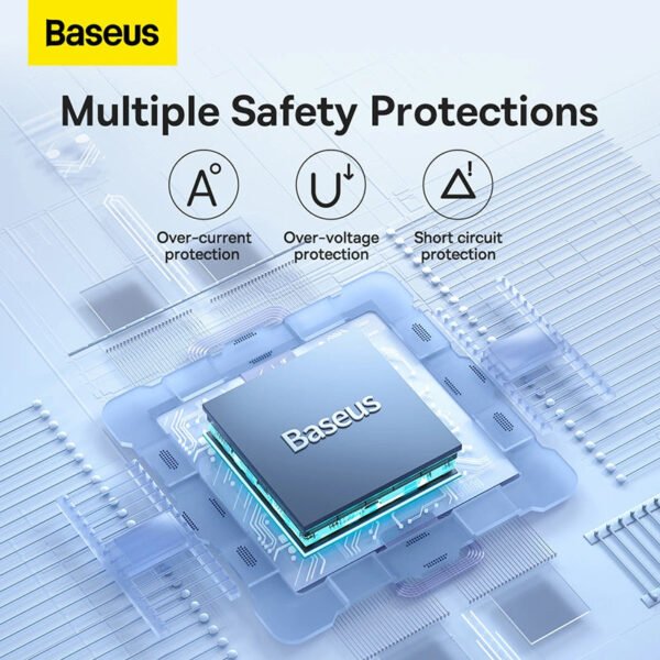 Baseus round box HUB adapter (Type-C to USB3.0*1+USB2.0*3)10cm - Image 8