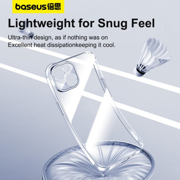 Baseus Simple Series 2 Protective Case for iP 15 Series, Clear - Image 2