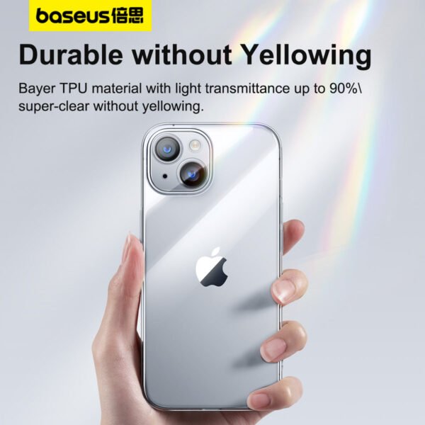 Baseus Simple Series 2 Protective Case for iP 15 Series, Clear - Image 3