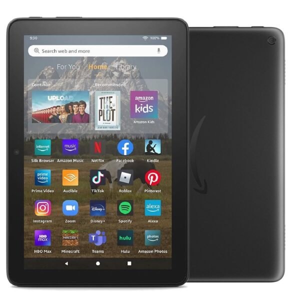 Amazon Fire HD 8 - 8' Inch Tablet - 2GB RAM - 32GB ROM - 4750mAh Battery - Free Book Cover.