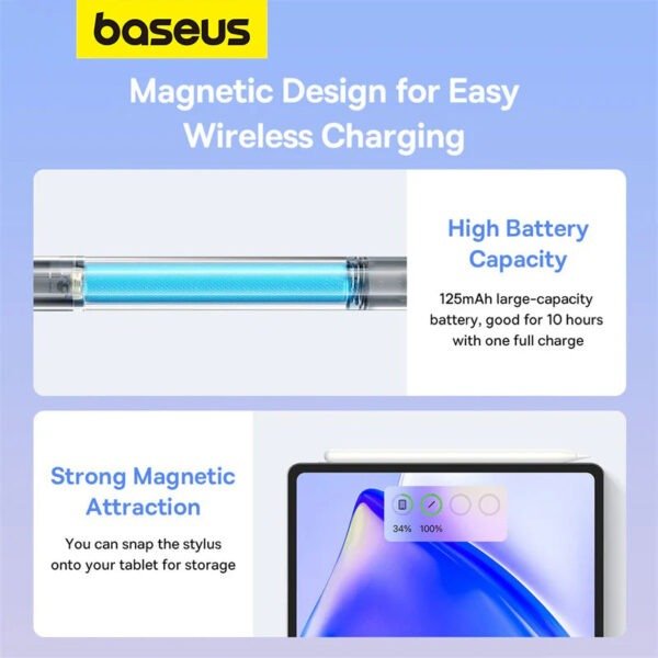 Baseus Smooth Writing 2 Series Plug-Type Stylus USB-C Active Wireless Version - Image 13
