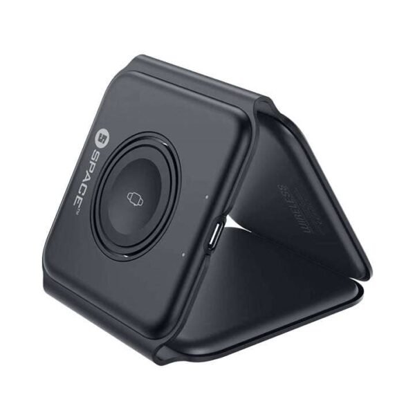 15W Wireless Triple Magnetic Charging Pad, Tri-Fold Design
