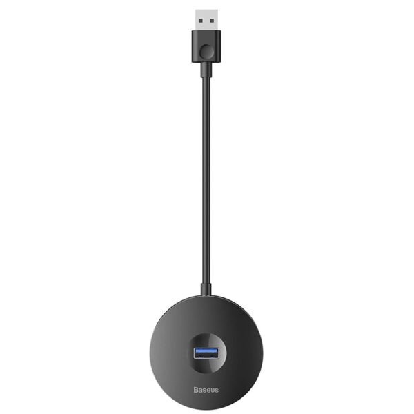 Baseus round box HUB adapter (Type-C to USB3.0*1+USB2.0*3)10cm - Image 2