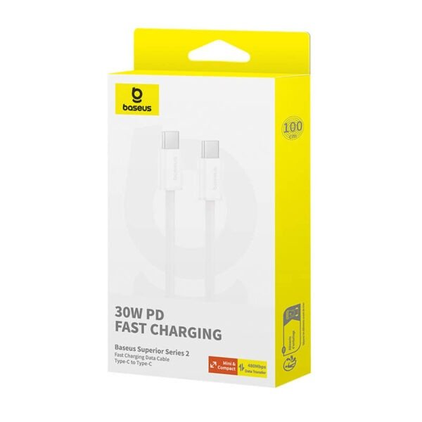 Baseus Superior Series 2 Fast Charging Data Cable Type-C to Type-C 30W - Image 10