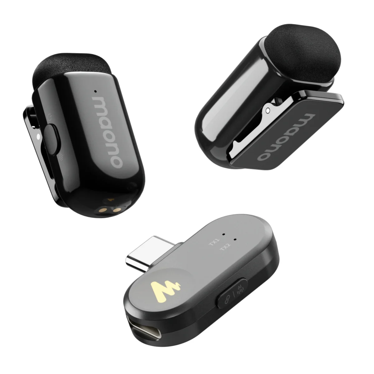 MAONO WAVE T1 MINI PC2 TYPE-C RECEIVER MICROPHONE - Image 2
