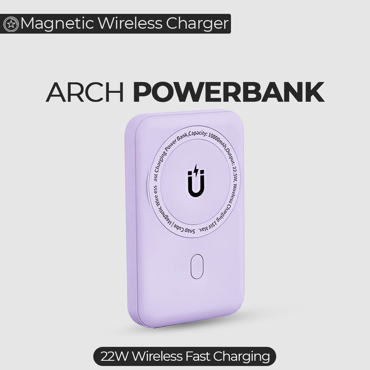 2_3904a3d3-e424-429c-b5dc-9f878deb6f4c.jpg ARCH Wireless Magnetic Powerbank - Image 1