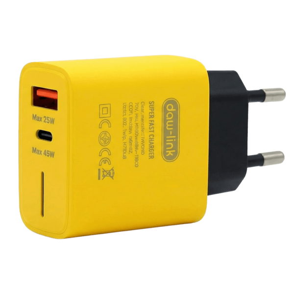45W Fast Charger - Dual-Port PD & QC 3.0