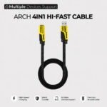 ARCH 4in1 Hi-Fast Series (Single Cable)