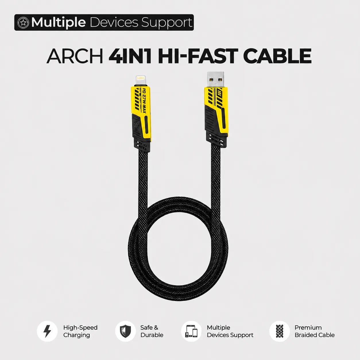 4_in1_data_cable_3.jpg ARCH 4in1 Hi-Fast Series (Single Cable) - Image 1